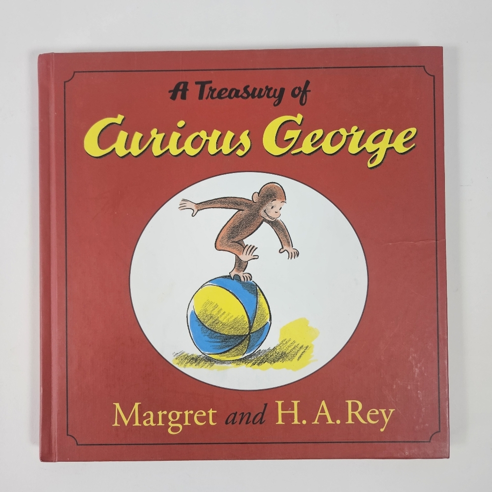 A Treasury of Curious George Hardcover Book Includes Eight Stories